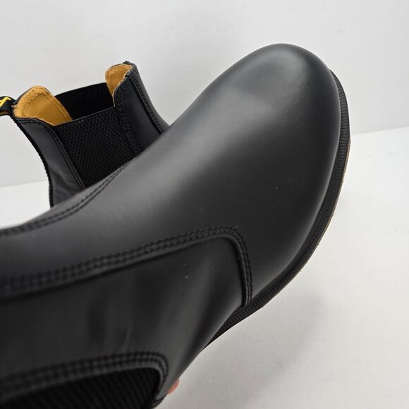 Dr. Martens | 2976 smooth black leather chunky slip-on Chelsea boots | WMS 9 - Picture 5 of 11